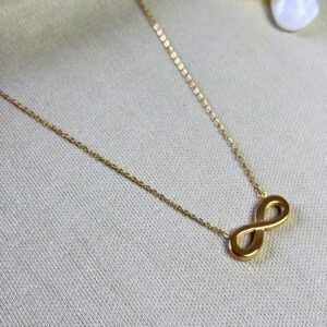 infinity love pendant necklace