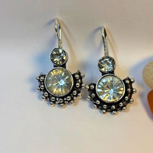 vintage crystal drop earrings
