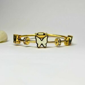 Elegant Butterfly Charm Thin Bracelet