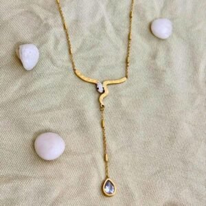 Serpent-Inspired Pendant Necklace