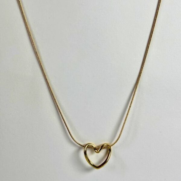 eternal heart knot necklace