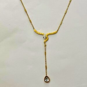 Serpent-Inspired Pendant Necklace