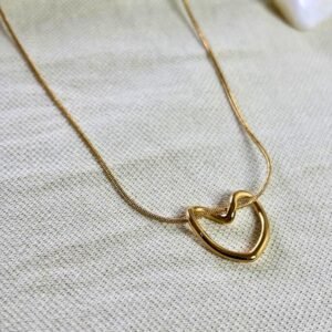 eternal heart knot necklace