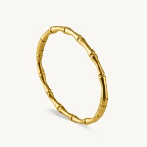 Bamboo-Inspired Bangle