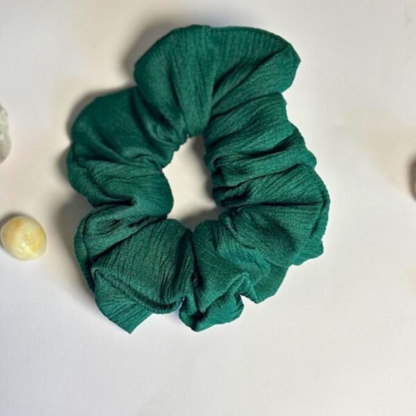 Solid Cotton-Blend Scrunchies - Image 4