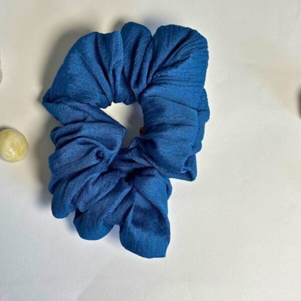 Solid Cotton-Blend Scrunchies - Image 2
