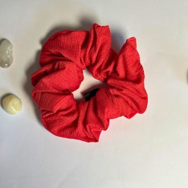 Solid Cotton-Blend Scrunchies - Image 5