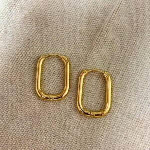 Rectangle Hoop Earrings