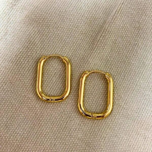 Rectangle Hoop Earrings