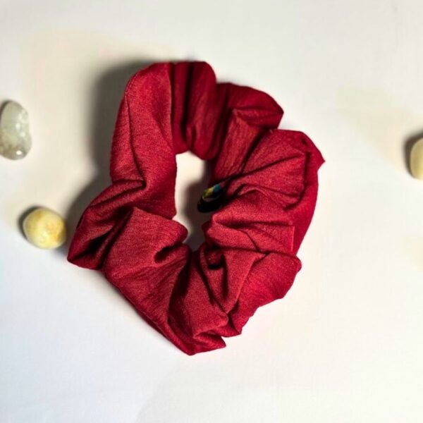 Solid Cotton-Blend Scrunchies - Image 6