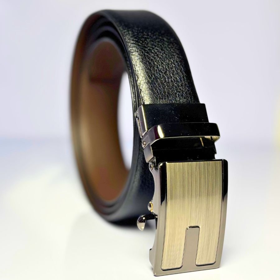 Men’s Reversible Auto-Lock Leather Belt
