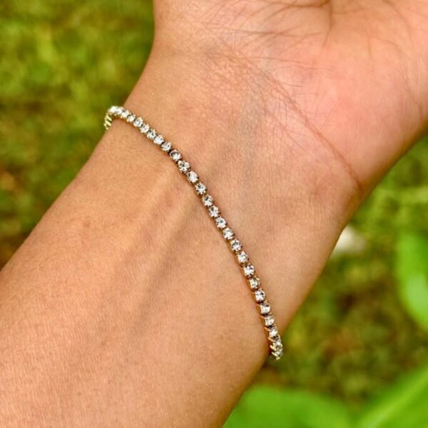 Minimalist Diamond Tennis Bracelet