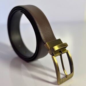 Men’s Classic Reversible Leather Belt | Brown & Black Formal Belt